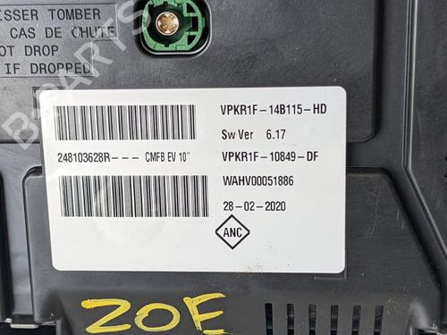 Kombinert Instrument RENAULT ZOE (BFM_) ZOE (BFMC, BFMD) | BP29902738C47
