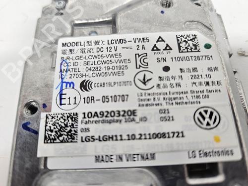 Kombinert Instrument VW ID.3 (E11, E12) 1st | BP29689101C47 