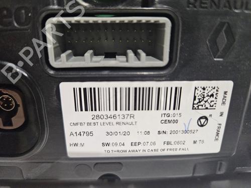 Multifunctionele display RENAULT ZOE (BFM_) ZOE (BFMC, BFMD) | BP29689020C48
