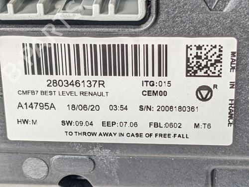 Display RENAULT ZOE (BFM_) ZOE (BFMC, BFMD) | BP29689013C48