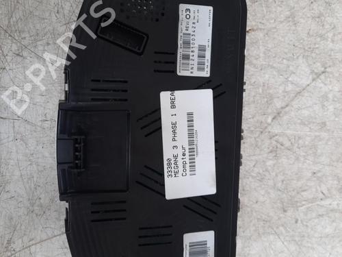 Used Instrument cluster Instrument cluster RENAULT MEGANE III Grandtour (KZ0/1) 1.5 dCi (KZ09, KZ0D, KZ1G, KZ29, KZ14, KZ1W, KZ10, KZ1F,... (110 hp) 28774736 28774736