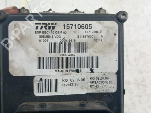 Used ABS pump PEUGEOT 407 SW (6E_, 6D_) 1.6 HDi 110 (109 hp) 28788225