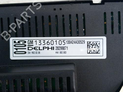 Climate control OPEL ASTRA J (P10) 1.7 CDTI (68) | BP28773052I5 