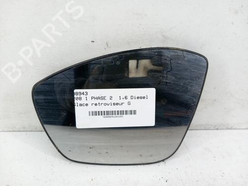 Used Left mirror glass PEUGEOT 208 I (CA_, CC_) 1.6 HDi / BlueHDi 75 (75 hp) 28745411