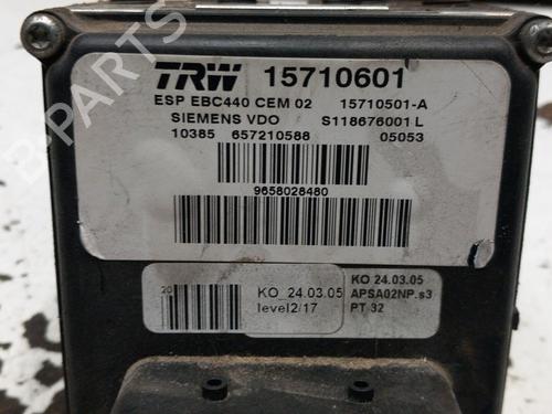 ABS pump PEUGEOT 407 (6D_) 2.0 HDi 135 (6DRHRH, 6DRHRE, 6DRHRG, 6DRHRJ) | BP28762528M43