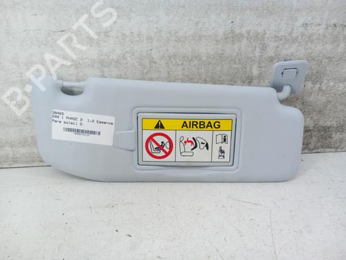 Used Right sun visor PEUGEOT 208 I (CA_, CC_) 1.2 VTI 82 (82 hp) 28734221
