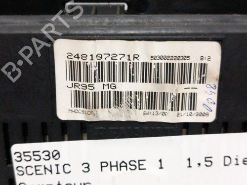 Used Instrument cluster RENAULT SCÉNIC III (JZ0/1_) 1.5 dCi (110 hp) 28770509