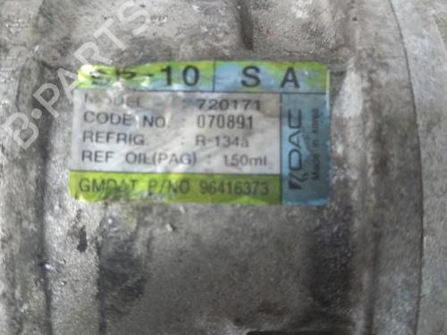 Used AC compressor CHEVROLET AVEO / KALOS Hatchback (T250, T255) 1.2 LPG (84 hp) 28784017