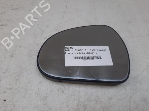 Used Left mirror glass PEUGEOT 308 I (4A_, 4C_) 1.6 HDi (109 hp) 28786545
