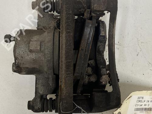 Used Right front brake caliper TOYOTA COROLLA (_E12_) 2.0 D-4D (CDE120R, CDE120L_) (116 hp) 28785395