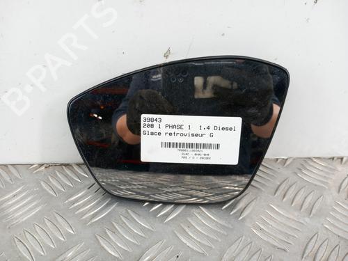 Used Left mirror glass PEUGEOT 208 I (CA_, CC_) 1.4 HDi (68 hp) 28782913