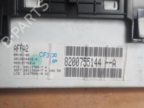 Multifunctionele display RENAULT CLIO III (BR0/1, CR0/1) 1.5 dCi (BR17, CR17) (86 hp) 28750470