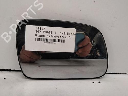 Right mirror glass PEUGEOT 307 (3A/C) 1.6 HDi 110 | BP28741553C147 