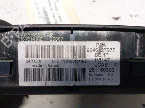 Climate control PEUGEOT 307 Break (3E) 1.6 HDi 110 | BP28770513I5 - Image 2
