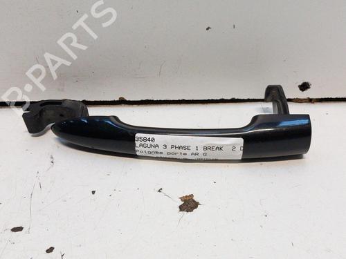 Used Rear left exterior door handle RENAULT LAGUNA III Grandtour (KT0/1) 2.0 dCi (KT01, KT08, KT09, KT0K, KT12, KT1D, KT1W) (150 hp) 28794352
