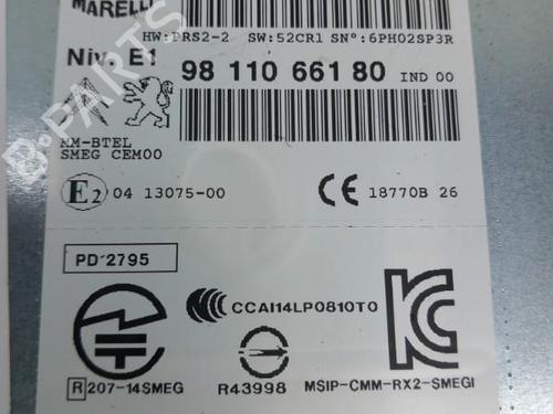 Used Radio Radio PEUGEOT 208 I (CA_, CC_) 1.4 HDi (68 hp) 28740681 28740681