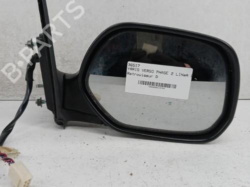 Right mirror TOYOTA YARIS VERSO (_P2_) 1.4 D-4D (NLP20_, NLP22_) | BP28768829C27 