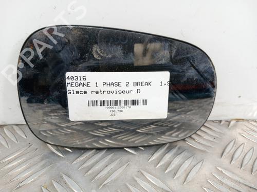 Used Right mirror glass RENAULT MEGANE I Grandtour (KA0/1_) 1.9 dTi (KA0N) (98 hp) 29246307
