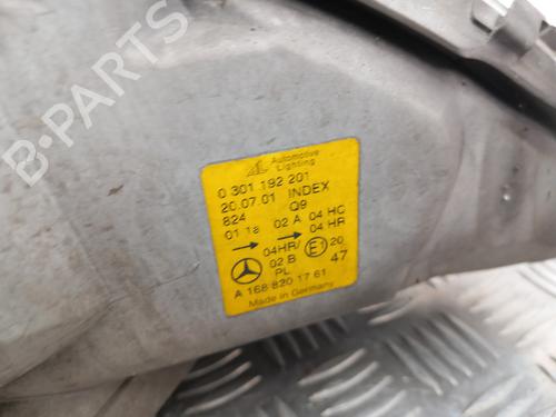 Left headlight MERCEDES-BENZ A-CLASS (W168) A 140 (168.031, 168.131) | BP28779661C28