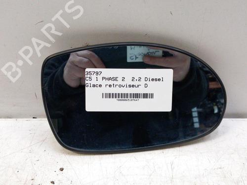 Used Right mirror glass CITROËN C5 II (RC_) 2.2 HDi (170 hp) 28748541