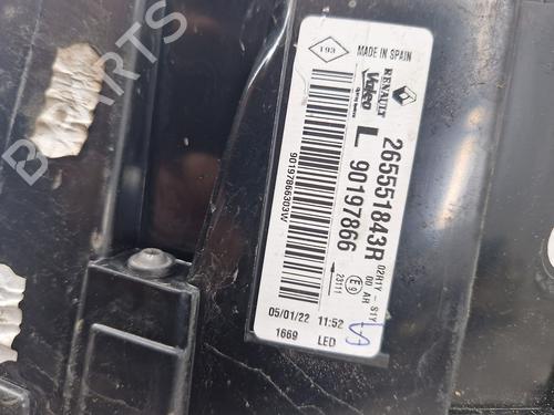 Used Left tailgate light Left tailgate light RENAULT MEGANE IV Hatchback (B9A/M/N_) 1.5 Blue dCi 115 (B9A6) (116 hp) 28733569 28733569