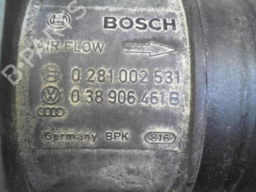 Mass air flow sensor VW POLO IV (9N_, 9A_) 1.4 TDI | BP28754956M95 