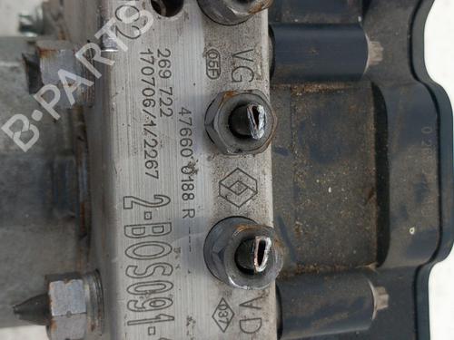 Used ABS pump RENAULT CLIO IV (BH_) 1.5 dCi 90 (90 hp) 28773058