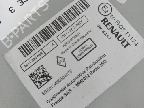 Radio RENAULT SCÉNIC III (JZ0/1_) 1.6 dCi (JZ00, JZ12) | BP28740102E6 