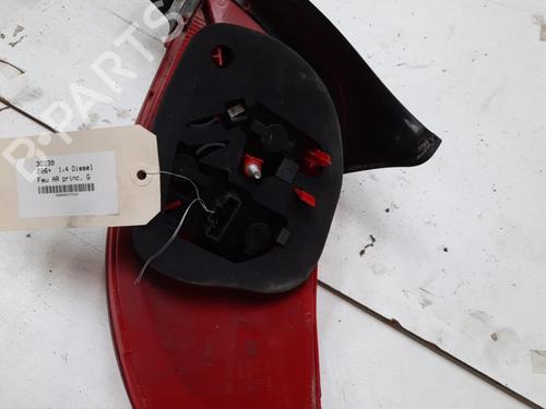 Left taillight PEUGEOT 206+ (2L_, 2M_) 1.4 HDi eco 70 | BP28749568C34 