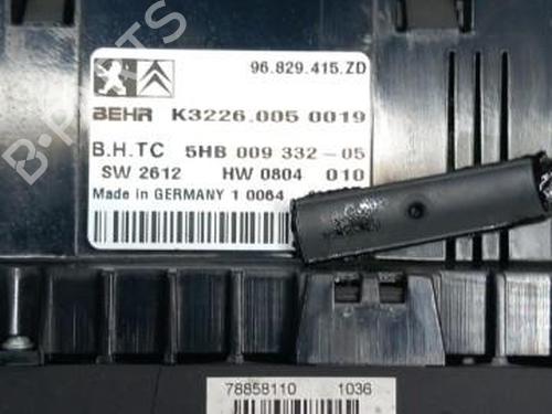 Climate control CITROËN C5 III Break (RW_) 2.0 HDi | BP28768938I5 - Image 2