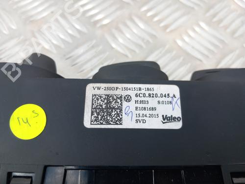Climate control VW POLO V (6R1, 6C1) 1.2 TSI 16V | BP28744511I5