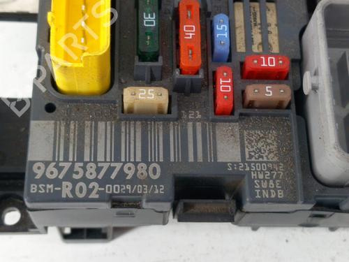 Fuse box PEUGEOT 407 (6D_) 2.0 HDi 135 (6DRHRH, 6DRHRE, 6DRHRG, 6DRHRJ) | BP28788217E1