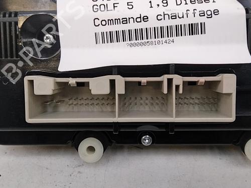 AC Styreenhet / Manøvreringsenhet VW GOLF V (1K1) 1.9 TDI (105 hp) 28791492