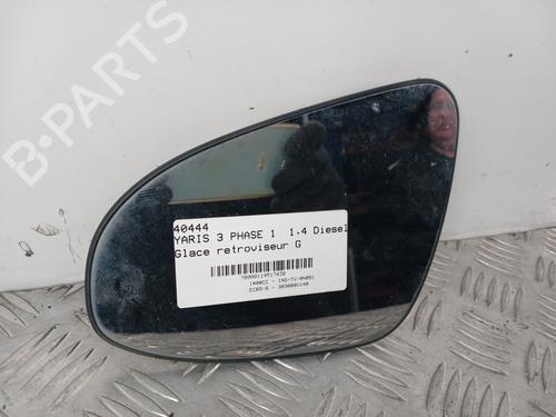 Used Left mirror glass TOYOTA YARIS (_P13_) 1.4 D (NLP130_, NLP130) (90 hp) 31758392