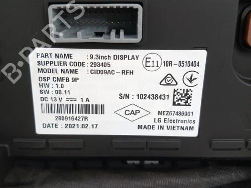 Multifunctionele display RENAULT ARKANA I (LCM_, LDN_) 1.6 E-TECH 145 (LDMU) (143 hp) 28748395