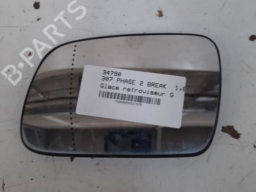Used Left mirror glass PEUGEOT 307 Break (3E) 1.6 HDi 110 (109 hp) 28769214