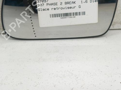 Used Left mirror glass PEUGEOT 307 Break (3E) 1.6 HDi 110 (109 hp) 28750862