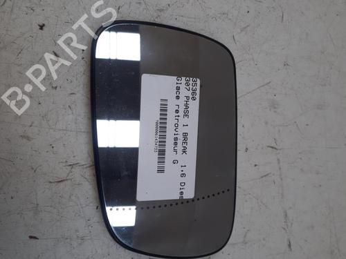 Used Left mirror glass PEUGEOT 307 SW (3H) 1.6 HDI 110 (109 hp) 28786645