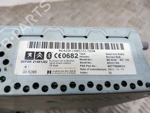 Used Radio Radio PEUGEOT 308 I (4A_, 4C_) 1.6 HDi (92 hp) 32524766 32524766