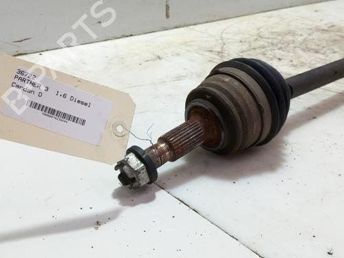 Used Right front driveshaft PEUGEOT PARTNER Box Body/MPV (K9) 1.6 BlueHDI 100 (99 hp) 28762395