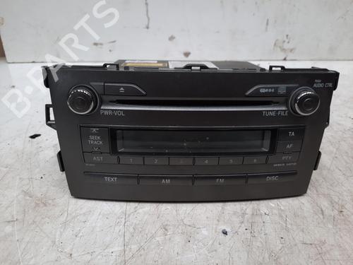 Used Radio TOYOTA AURIS (_E15_) 1.4 D-4D (NDE150_, NDE150R) (90 hp) 28774713