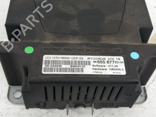 Used Display monitor PEUGEOT 3008 I MPV (0U_) 1.6 HDi (114 hp) 28784355