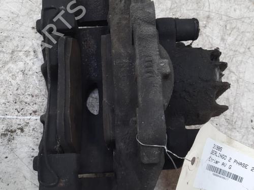 Used Left front brake caliper Left front brake caliper CITROËN BERLINGO Box Body/MPV (B9) 1.6 HDi / BlueHDi 75 (75 hp) 28787206 28787206