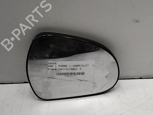 Used Right mirror glass PEUGEOT 308 CC (4B_) 1.6 HDi (112 hp) 28775444