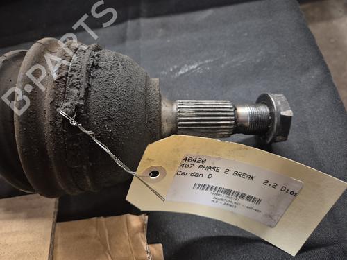 Drivaksel foran Høyre PEUGEOT 407 SW (6E_, 6D_) 2.2 HDi 170 | BP30755832M39