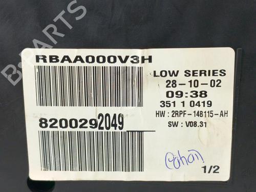 Kombiinstrument RENAULT MEGANE II (BM0/1_, CM0/1_) 1.6 16V (BM0C, CM0C) (113 hp) 28750755