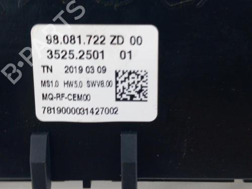 Climate control PEUGEOT PARTNER Box Body/MPV (K9) 1.6 BlueHDI 100 | BP28773757I5 