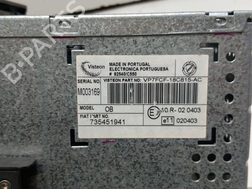 Used Radio FIAT BRAVO II (198_) 1.9 D Multijet (198AXE1A) (90 hp) 28778154