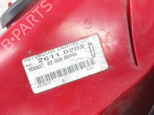 Right taillight RENAULT CLIO III (BR0/1, CR0/1) 1.5 dCi (C/BR0G, C/BR1G) | BP28782013C35 