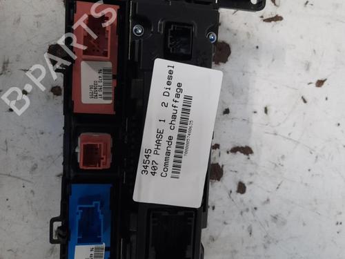 Climate control PEUGEOT 407 (6D_) 2.0 HDi 135 (6DRHRH, 6DRHRE, 6DRHRG, 6DRHRJ) | BP28776600I5 